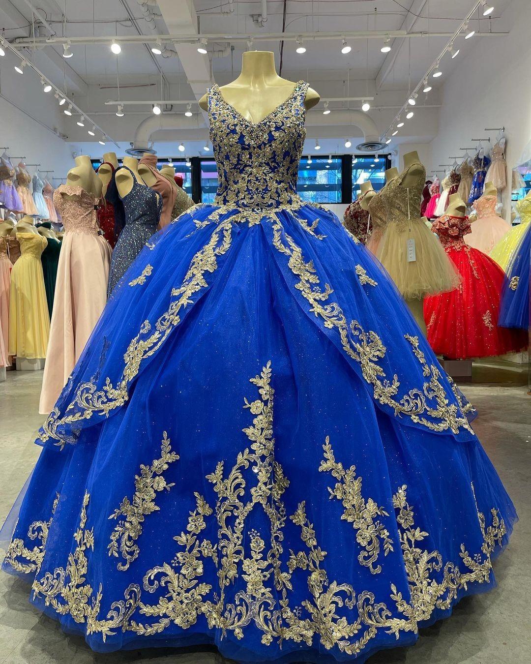 royal blue dress for 15