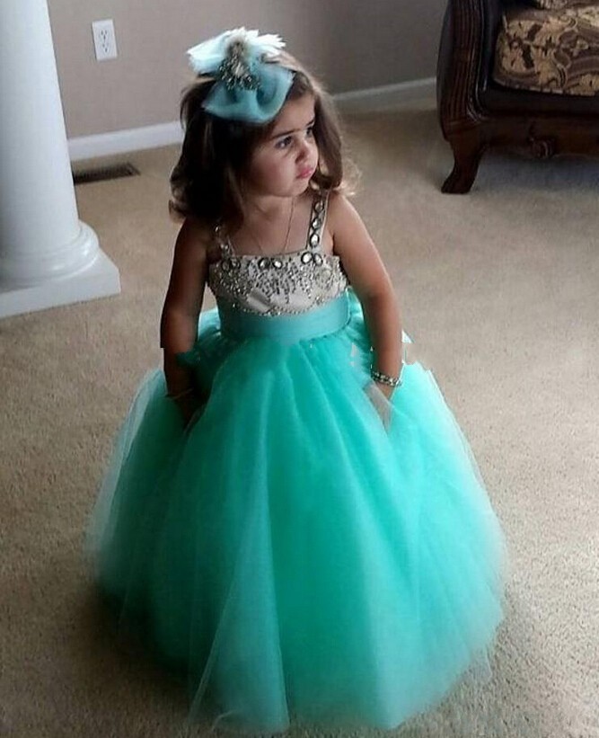 mint green girls dress