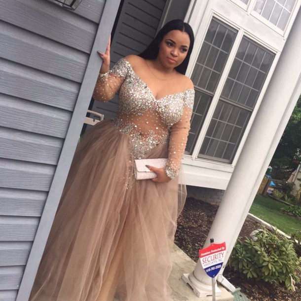 Vintage Tulle Prom Dress