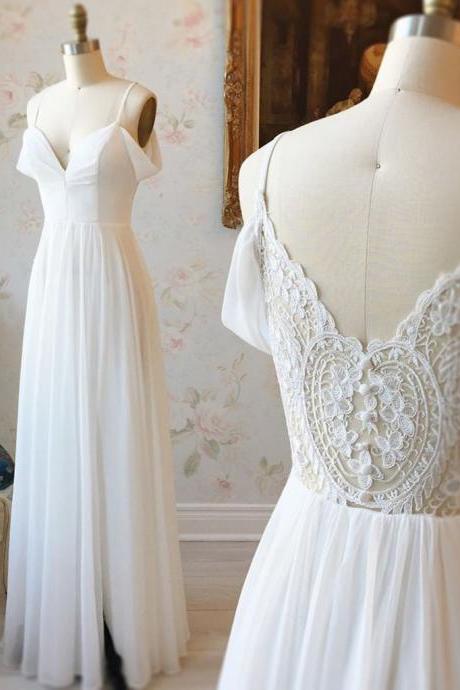 Boho Lace Beach Wedding Dresses Plus Size A Line Summer Women Bridal Gowns Off the Shoulder Sexy Marriage Dresses