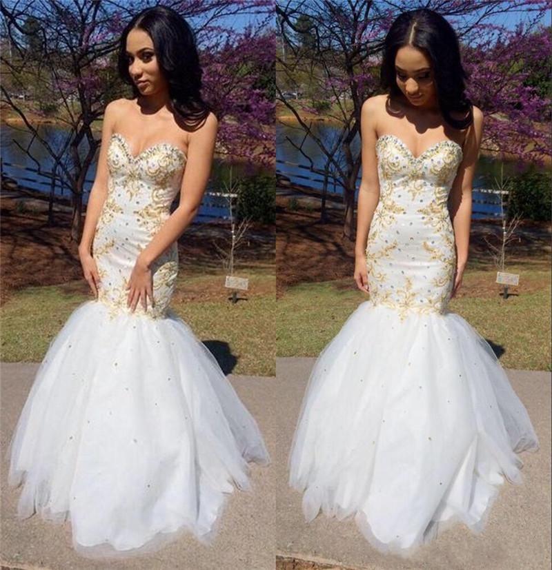 white gala outfit